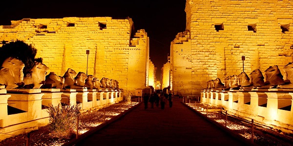 karnak temple light show